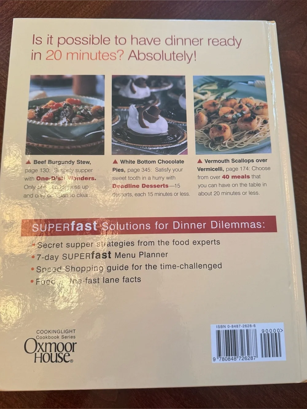 Superfast Suppers Cookbook Hardvover